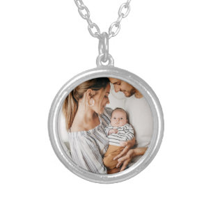 Create Your Own Photo Custom Pic DIY Silver Plated Necklace