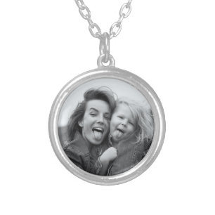 Create Your Own Photo Custom Pic DIY Silver Plated Necklace