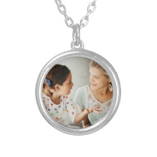 Create Your Own Photo Custom Pic DIY Silver Plated Necklace