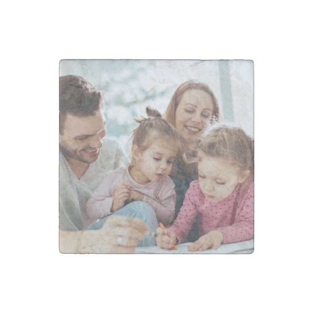 Create Your Own Photo Custom Pic DIY Stone Magnet (Front)