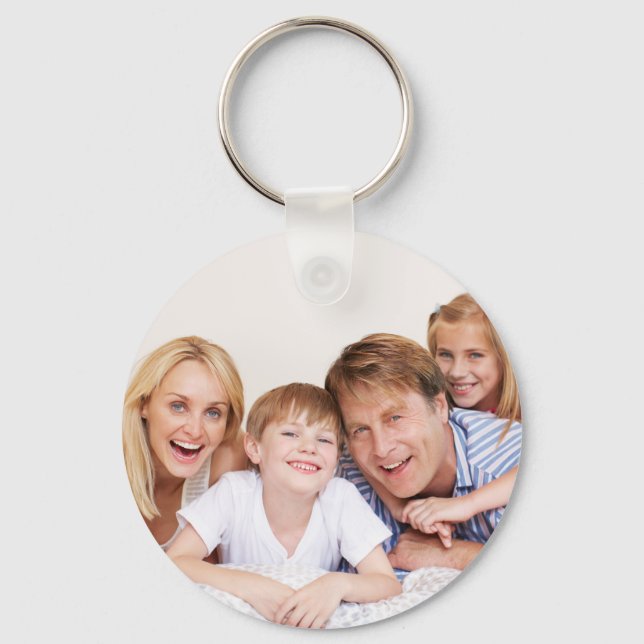 Create Your Own Photo Custom Pic Double Sided Keychain (Front)