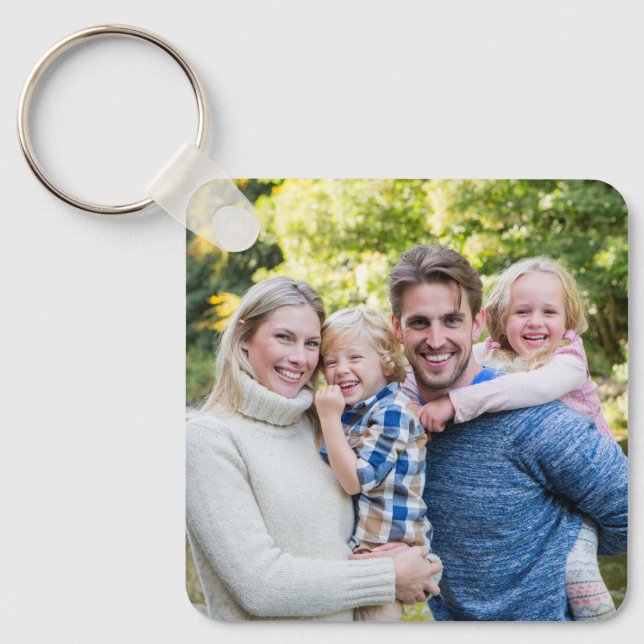 Create Your Own Photo Custom Pic Double Sided Keychain (Front)