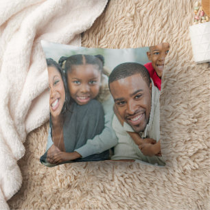 Create Your Own Photo Custom Pic Double Sided Throw Pillow