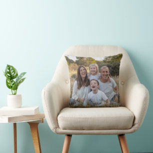 Create Your Own Photo Custom Pic Double Sided Throw Pillow