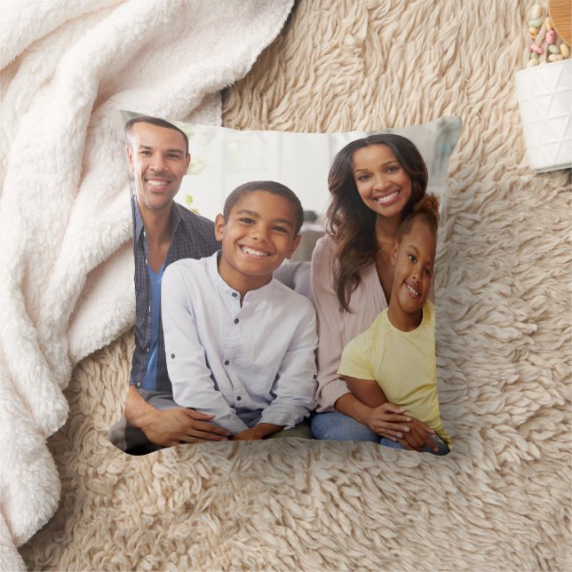 Create Your Own Photo Custom Pic Double Sided Throw Pillow (Blanket)