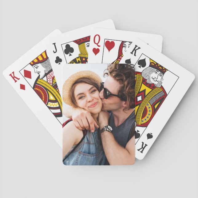 Create Your Own Photo Custom Pic Poker Cards (Back)