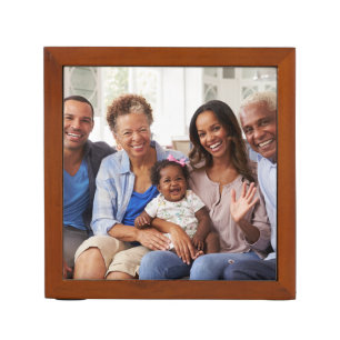 Create Your Own Photo Custom Pic Two Photo 2 Sided Desk Organizer