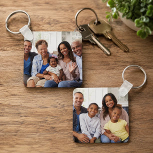 Create Your Own Photo Custom Pic Two Photo 2 Sided Keychain