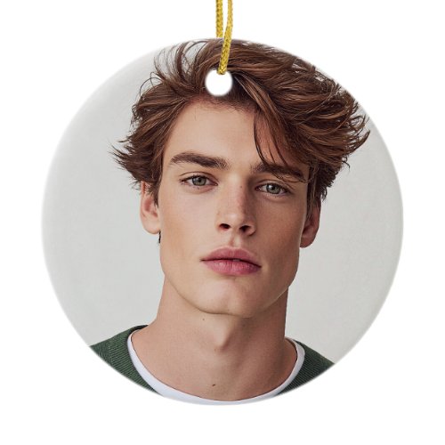 Create your Own Photo Custom Picture Ceramic Ornament