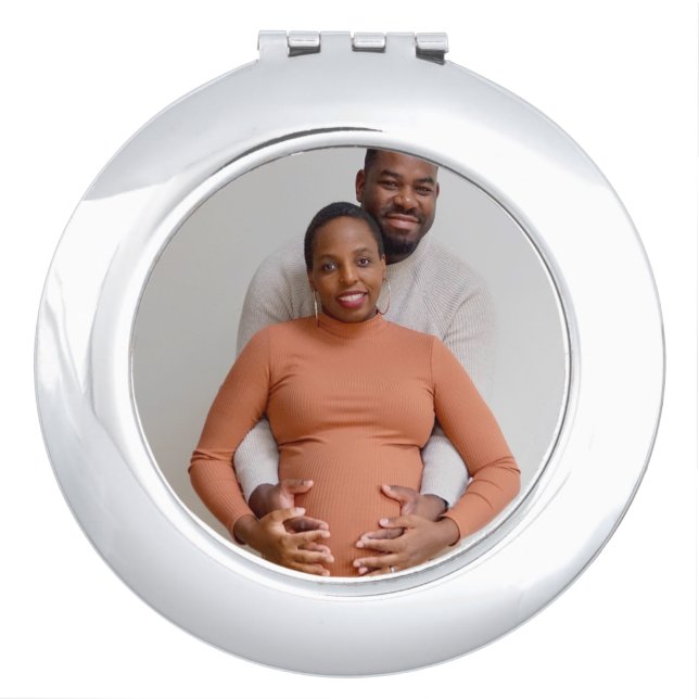 Create Your Own Photo Custom Picture Compact Mirror (Front)