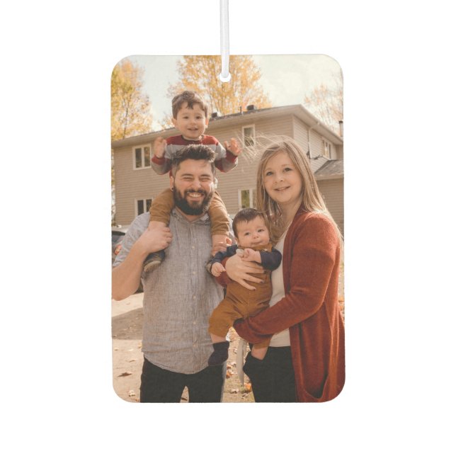Create Your Own Photo Custom Picture DIY  Air Freshener (Front)