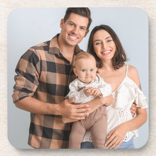 Create Your Own Photo Custom Picture DIY  Beverage Coaster (Front)