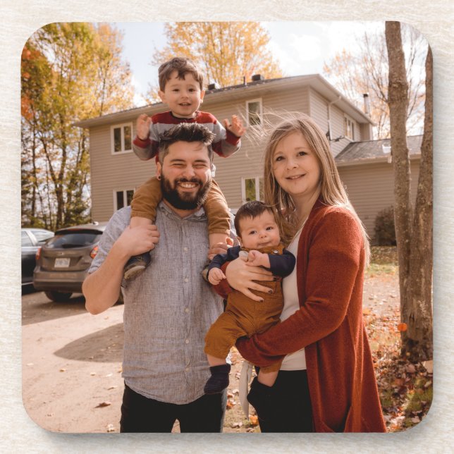 Create Your Own Photo Custom Picture DIY  Beverage Coaster (Front)