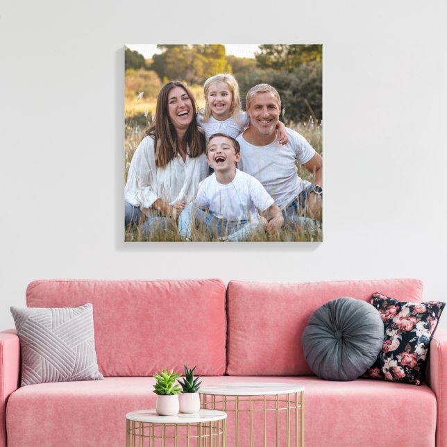 Create Your Own Photo Custom Picture DIY Canvas Print (Insitu(LivingRoom))