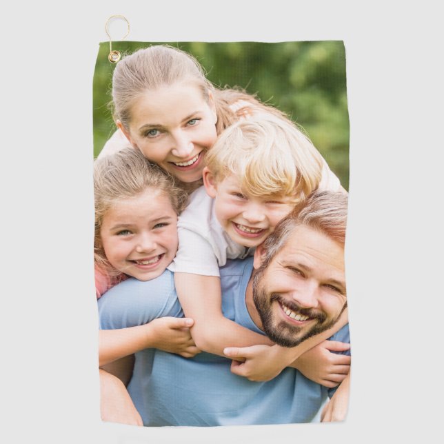 Create Your Own Photo Custom Picture DIY Golf Towel (Front)