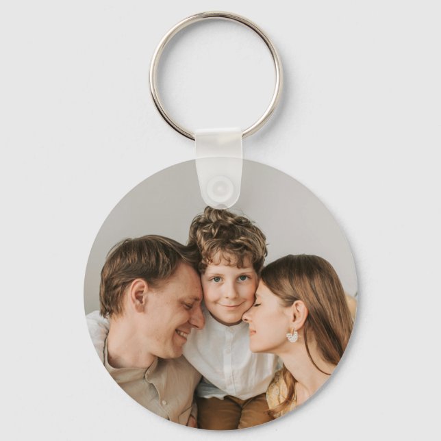Create Your Own Photo Custom Picture DIY  Keychain (Front)
