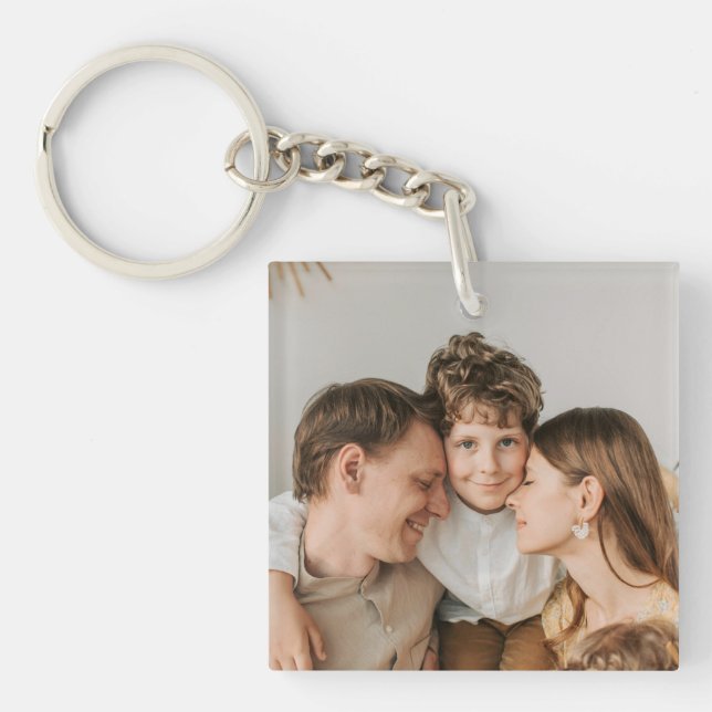 Create Your Own Photo Custom Picture DIY  Keychain (Front)