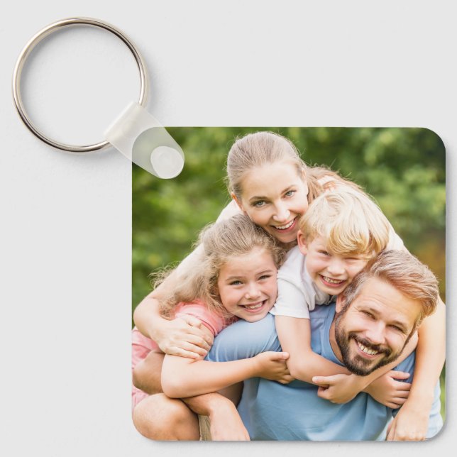 Create Your Own Photo Custom Picture DIY Keychain (Front)