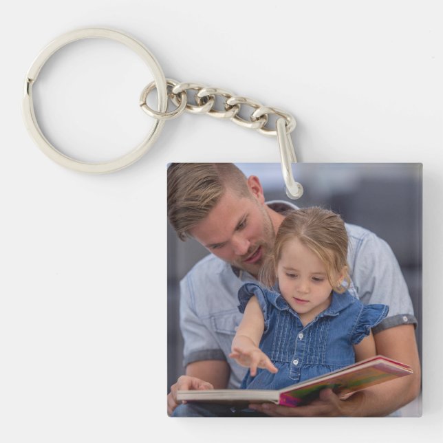 Create Your Own Photo Custom Picture DIY  Keychain (Front)