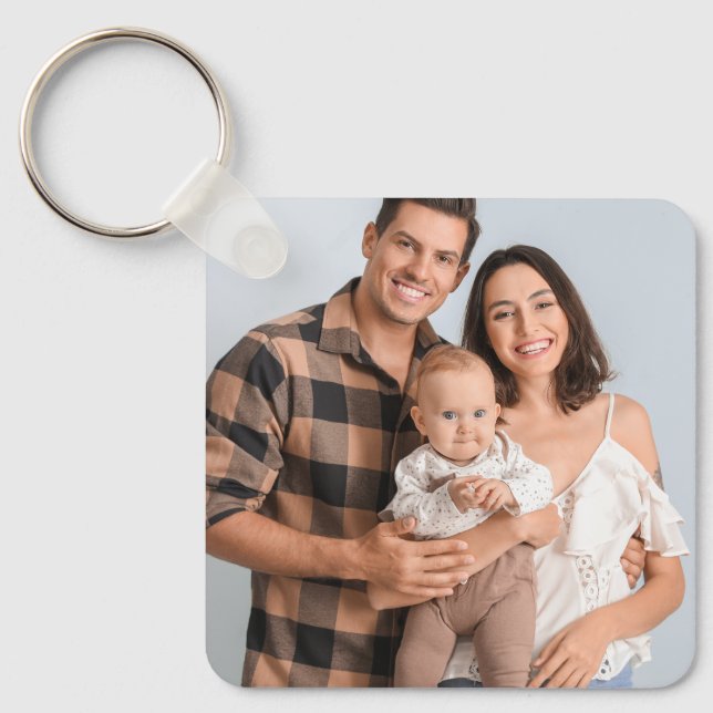Create Your Own Photo Custom Picture DIY  Keychain (Front)