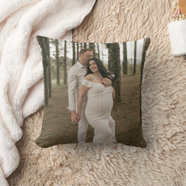 Create Your Own Photo Custom Picture DIY Throw Pillow (Blanket)