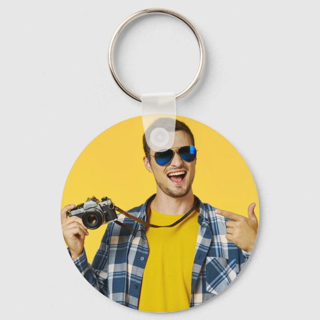 Create your Own Photo Custom Picture Keychain (Front)