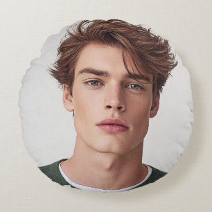 Create your Own Photo Custom Picture Round Pillow
