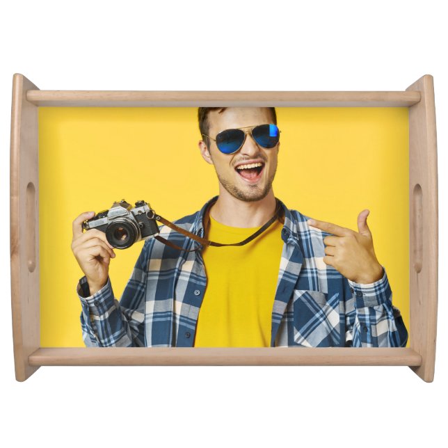 Create your Own Photo Custom Picture Serving Tray (Front)