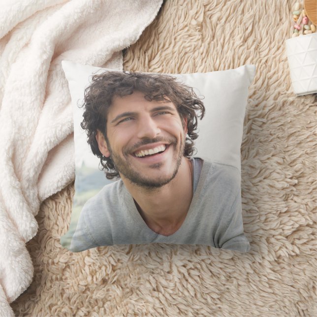Create your Own Photo Custom Picture Throw Pillow (Blanket)