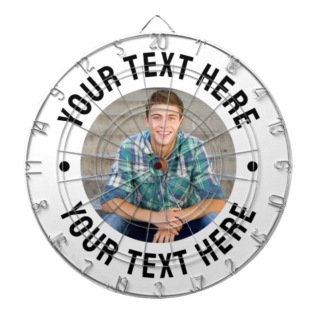 Create your Own Photo Dart Board (Front)
