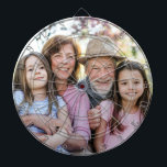Create your Own Photo Dart Board<br><div class="desc">Personalized Photo Dartboard. This custom dartboard features your own photo printed in the center, making it a fun and memorable gift for grandparents or any family member. Add a favorite family photo, a snapshot from a vacation, or a picture of someone special to turn it into a meaningful keepsake. The...</div>