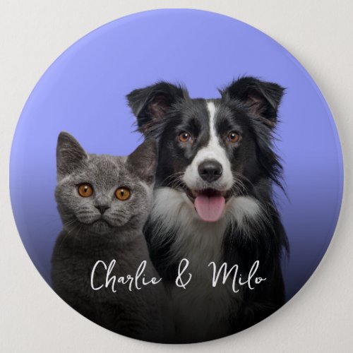 Create your own photo dogs cats  name 4buttons button