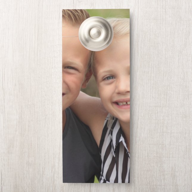 Create Your Own Photo Door Hanger (On Knob)