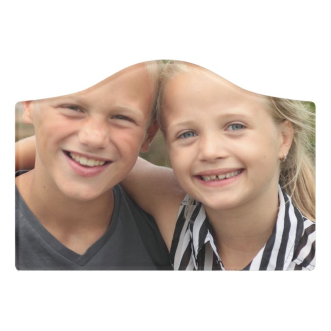 Create Your Own Photo Door Sign (Small Crest Front)