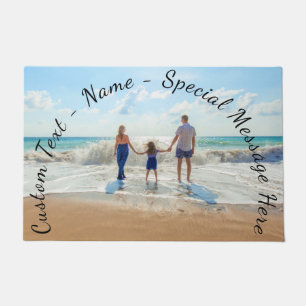 Create Your Own Photo Doormat Gift Custom Text