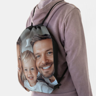 Create Your Own Photo Drawstring Bag