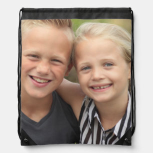 Create Your Own Photo Drawstring Bag