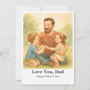 Create your own PHOTO Father's day card
