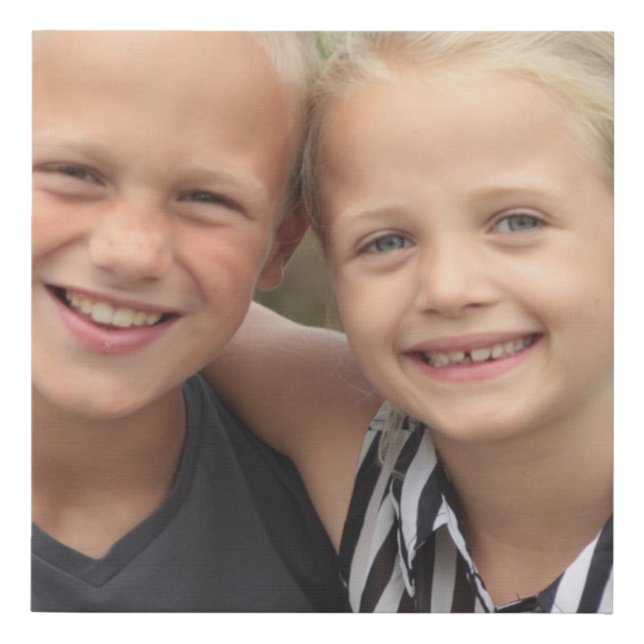 Create Your Own Photo Faux Canvas Print (Front)