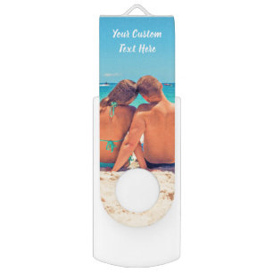 Create Your Own Photo Flash Drive Gift Custom Text