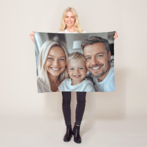 Create Your Own Photo Fleece Blanket