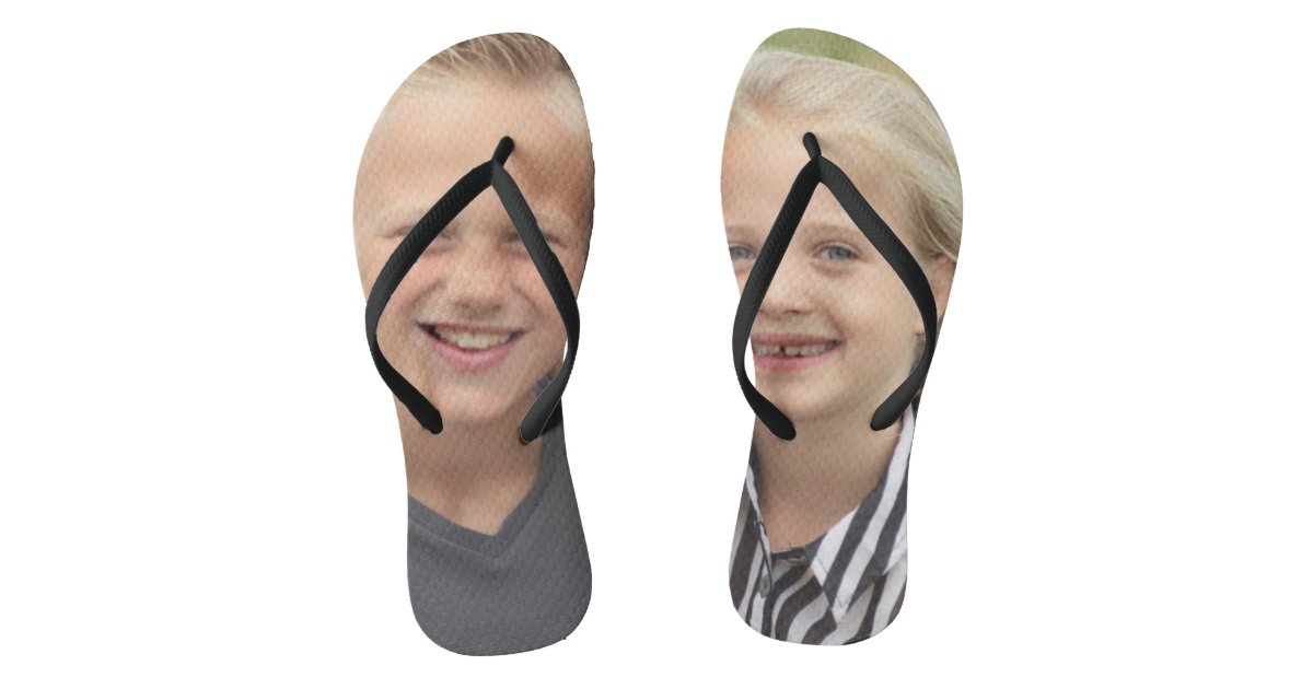 Create Your Own Photo Flip Flops | Zazzle