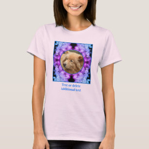 Create Your Own Photo Flower Blossoms Tinted  T-Shirt