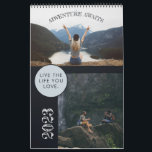 Create Your Own Photo Friends Travel Calendar<br><div class="desc">Use your favorite adventure photos to create your own beautiful adventure calendar for next year!  Be reminded of your best travel experiences all year long and motivate yourself to find new adventures and create the life you love.  Perfect holiday gift for your friends and adventure travel buddies!</div>