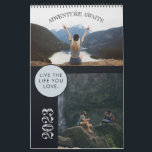 Create Your Own Photo Friends Travel Calendar<br><div class="desc">Use your favorite adventure photos to create your own beautiful adventure calendar for next year!  Be reminded of your best travel experiences all year long and motivate yourself to find new adventures and create the life you love.  Perfect holiday gift for your friends and adventure travel buddies!</div>