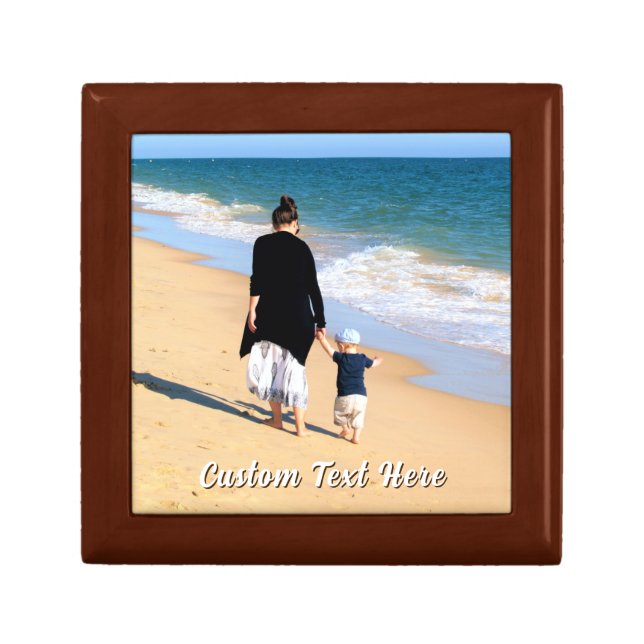 Create Your Own Photo Gift Box with Custom Text (Front)