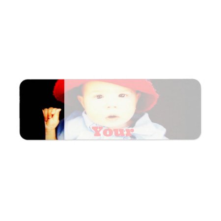 Create Your Own Photo Gifts Template Label