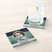 Create Your Own Photo Glass Coaster (Angled)