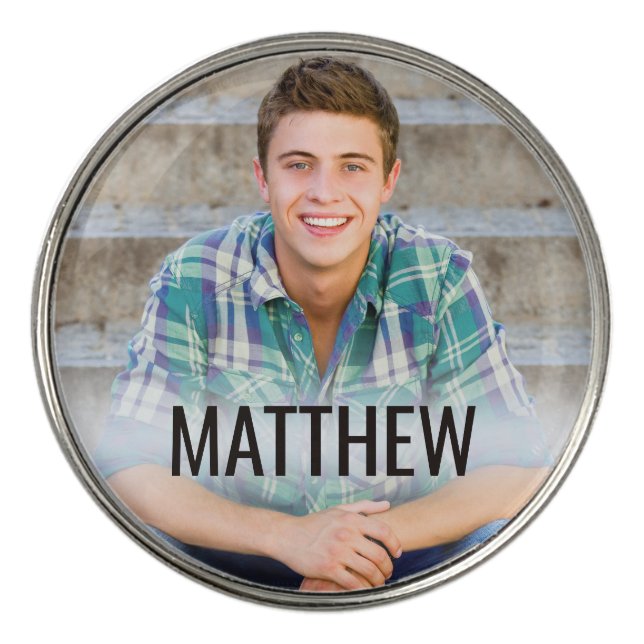 Create your Own Photo Golf Ball Marker (Front)