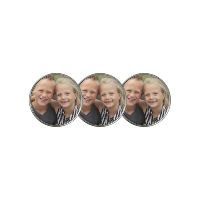 Create Your Own Photo Golf Ball Marker (3 Up)